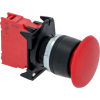 Non branding nyomógomb piros 4A 400V