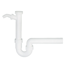 Non branding SZAGZÁRÓ SZIFON PP FEHÉR 1 1/2"X50 beépíthető gépek kiegészítői