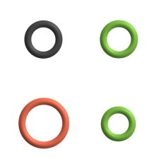 Non branding TÖMÍTÉS / O-GYŰRŰ KÉSZLET DELONGHI EAM / ESAM TEJTARTÁLY CSATLAKOZÓHOZ kisháztartási gépek kiegészítői