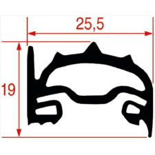 Non branding Tömítés sütőajtóhoz 710x685 mm beépíthető gépek kiegészítői