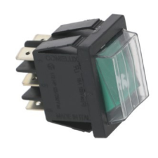 Non branding ZÖLD BIPOLÁRIS KAPCSOLÓ 16A 250V beépíthető gépek kiegészítői