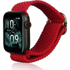 Noname Beline Apple Watch Textil Óraszíj 42/44/45/49mm Piros (Beli01905) okosóra kellék