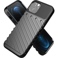 Noname Forcell Thunder hátlap tok Apple iPhone 12 Pro Max, fekete (5903396123795) tok és táska