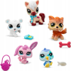 Noname Hasbro Littlest Pet Shop 5 darabos Téli játékfigura szett 2. széria (0885561005738)