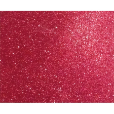 Noname Kreatív dekorgumilap öntapadós 20x30 cm 2 mm glitteres piros dekorgumi