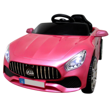 Noname Mercedes B3 hasonmás elektromos kisautó - lakkozott, rózsaszín elektromos járgány