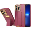 Noname New Kickstand Tok iPhone 13 Pro Max Tok Állvánnyal Piros (187753668)