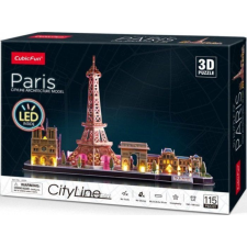 Noname PUZZLE 3D CITY LINE LED PARIS - L525H puzzle, kirakós