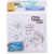 Noname Színezhető puzzle 16db-os + 6db zsírkréta Emoji