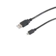 Noname USB A - microUSB cable 0, 6m Black kábel és adapter