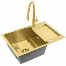 Nonbrand Acél mosogatótálca Paul BRUSH GOLD mosogatótálca