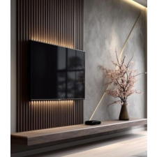 Nonbrand AKUSZTIKUS FALPANEL DIÓ 60x280 cm (falra és mennyezetre) tapéta, díszléc és más dekoráció