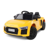 Nonbrand Audi R8 KID sárga 12V Elektromos kisautó ,nyitható ajtókkal,szülői távirányítóval és kulcsos indulással 2329