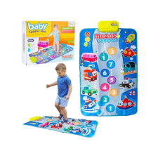 Nonbrand Baby Toddler Mat Zenés Játszószőnyeg - Autók, Számok - 80x50 cm játszószőnyeg