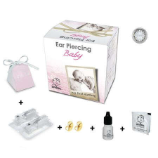 Nonbrand BabyBox - Fülbevaló - crystal kővel - natúr szín 2mm fülbevaló