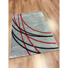 Nonbrand Barcelona E742 Modern Szőnyeg - Szürke-Piros - 160x230 cm lakástextília