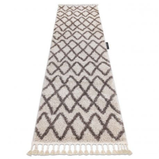 Nonbrand Berber Beni Futószőnyeg - Geometrikus - Krém - 60x300 cm lakástextília
