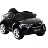 Nonbrand BMW X6M  fekete 12V Egyszemélyes Elektromos kisautó 2,4 GHz távirányító, Nyitható ajtók, Bőr hatású ülés, EVA kerekek, 2075
