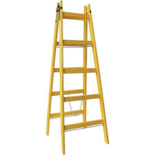 Nonbrand Fa létra háztartási 6 fokos létra és állvány