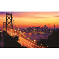 Nonbrand Fotótapéta - San Francisco Napnyugta - 368x234 cm tapéta, díszléc és más dekoráció