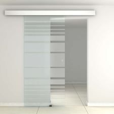 Nonbrand GD04 Savmart mintás széles, üveg Tolóajtó 95x205cm nyílászáró