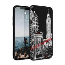 Nonbrand Graffiti London iPhone XR Szilikon Tok tok és táska
