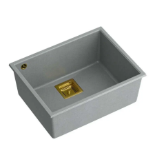 Nonbrand gránit mosogató DAVID 50 Grey Metallic mosogatótálca