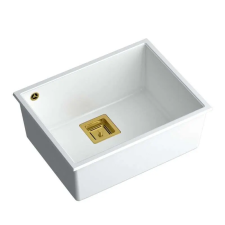 Nonbrand gránit mosogató DAVID 50 White mosogatótálca