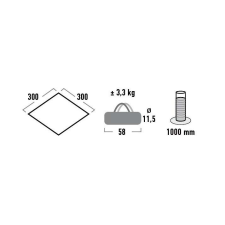 Nonbrand High Peak Tarp 2 Napellenző kerti bútor