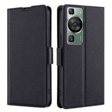 Nonbrand HUAWEI P60, P60 Pro, Slim notesz mobiltok, Fekete tok és táska
