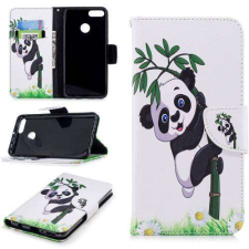 Nonbrand HUAWEI Y9 (2018), Enjoy 8 Plus, Notesz mobiltok, Panda mintás tok és táska