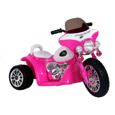 Nonbrand JT Police 6V Elektromos kismotor pink 4357 elektromos járgány
