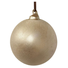 Nonbrand Karácsonyfa gömb fagyasztott appektus, 8 cm, üveg, rózsaszín karácsonyfadísz