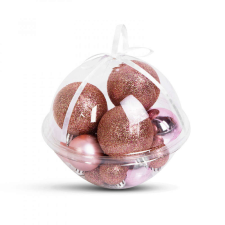 Nonbrand Karácsonyfadísz szett - gömbdísz - 3 - 6 cm - 16 db / szett karácsonyfadísz