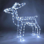 Nonbrand Karácsonyi dekoráció, rénszarvas, 144 LED, 230V, 59x27,5x64 cm