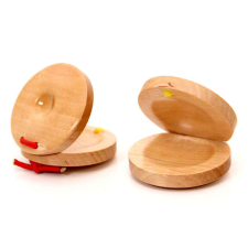 Nonbrand Kasztanyetta fából, 5,5 cm átmérőjű játékhangszer
