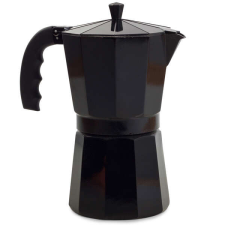 Nonbrand Kávéfőző 12 adagos 600ml alumínium, Fekete kávéfőző