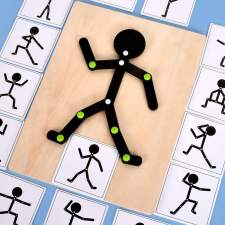 Nonbrand Kéz-szem Koordináció Finommotorikus Tréning Puzzle Játék-24kartya kreatív és készségfejlesztő