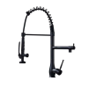 Nonbrand Konyhai mosogató csaptelep, Blackswan, M160 típus, 2 kivezetéssel, antik fekete modell, 57 cm