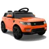 Nonbrand LAND ROVER HL1638 hasonmás 12V Elektromos kisautó  EVA kerekekkel,bőr hatású kárpitozott üléssel ,szülői távirányítóval narancs 2829
