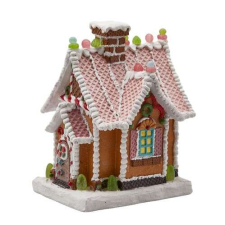 Nonbrand Mézeskalács házikó 30x25x21cm színes karácsonyi dekoráció