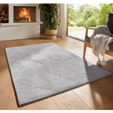 Nonbrand Modern szőnyeg Rio 3D Garden (Grey) 200x280cm Szürke lakástextília