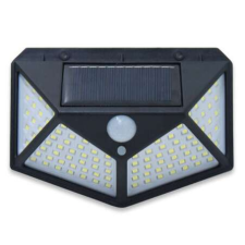 Nonbrand Napelemes, 100 LED-es kültéri fali lámpa, mozgásérzékelővel - MS-740 kültéri világítás