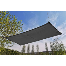 Nonbrand Négyszög Napvitorla 2,9x2m - szürke kerti bútor