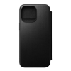 Nonbrand Nomad Modern Leather Folio iPhone 15 Pro Max flip tok, fekete