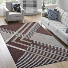 Nonbrand OTTO - Modern Geometrikus Szőnyeg - Barna-Bézs - 160x220 cm lakástextília