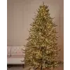 Nonbrand Pino Luxury műfa lámpákkal, 3D tűkkel, 240 cm, 5000 LED, PE, zöld