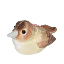Nonbrand Plüss fülemüle - hangot adó - 14 cm plüssfigura