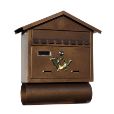 Nonbrand Postaláda Spi 3 Sátortetős Antik Bronz postaláda