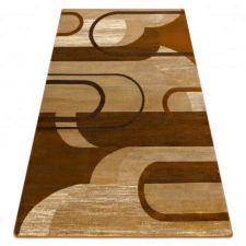 Nonbrand Royal Geometriai Szőnyeg - Barna/Krém - 100x200 cm lakástextília